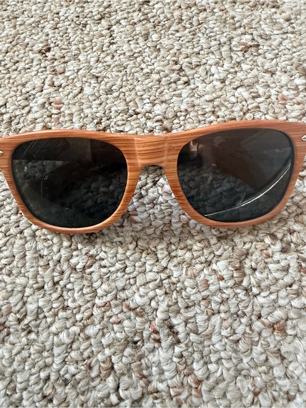 New NWOT Unisex men’s women’s accessory sunglasses glasses plastic wood natural